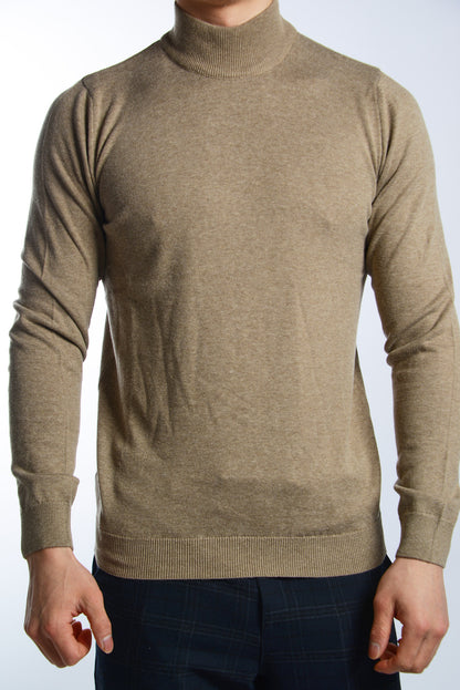 Leeds Slim Fit Mockneck Euro Sweater