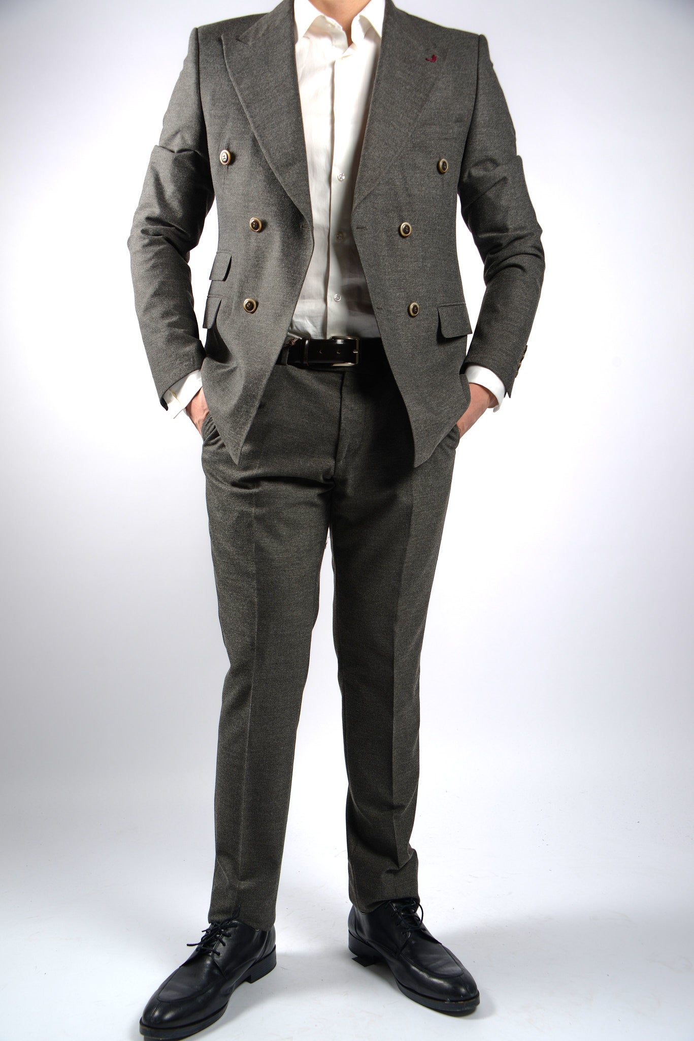 EURO BRUSHED TONAL DT DRESS PANT