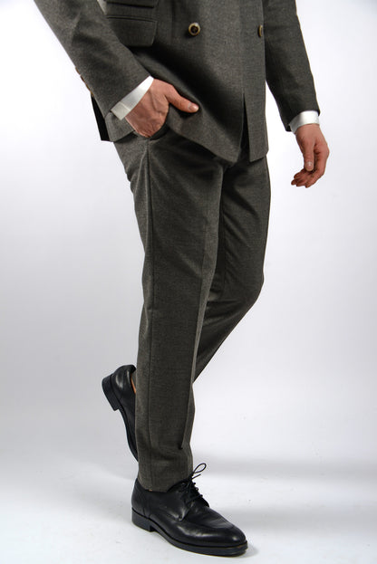 EURO BRUSHED TONAL DT DRESS PANT
