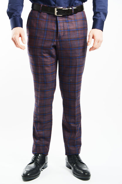 EURO WINDOWPANE DT DRESS PANT