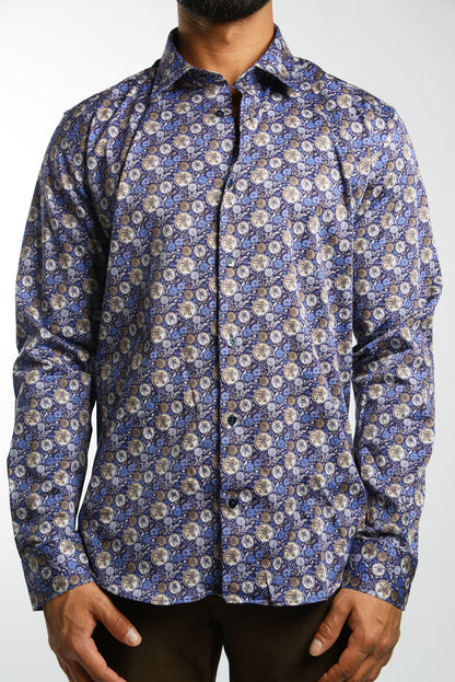 EURO SATEEN LS SPORT SHIRT