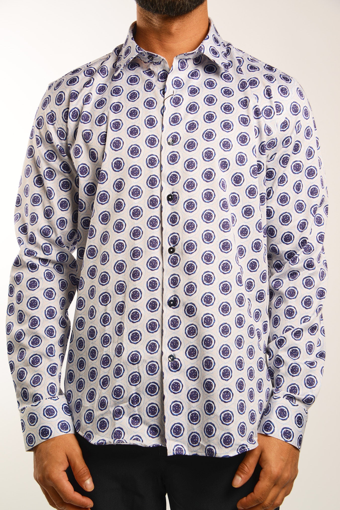 EURO SATEEN LS SPORT SHIRT