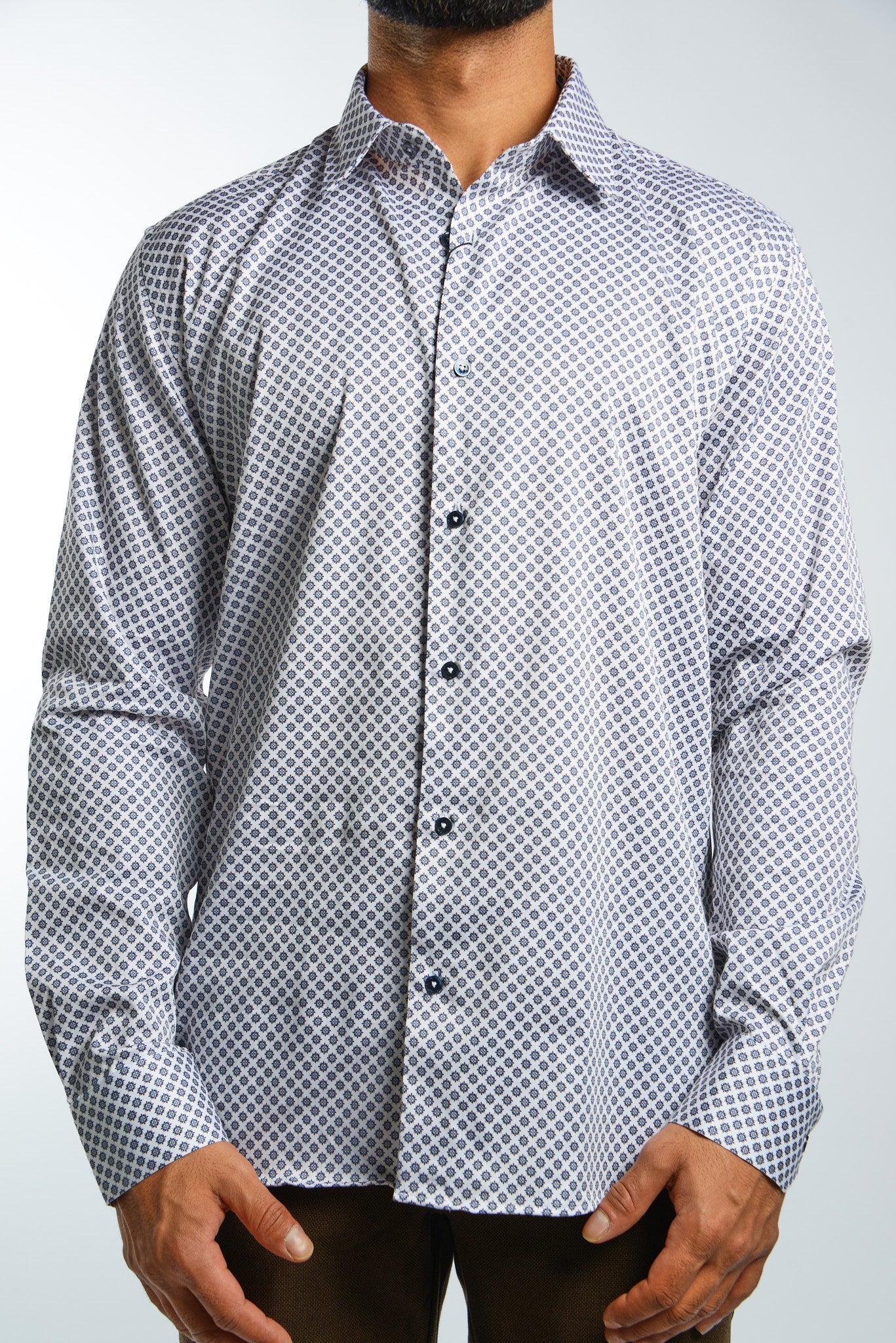 EURO SATEEN LS SPORT SHIRT