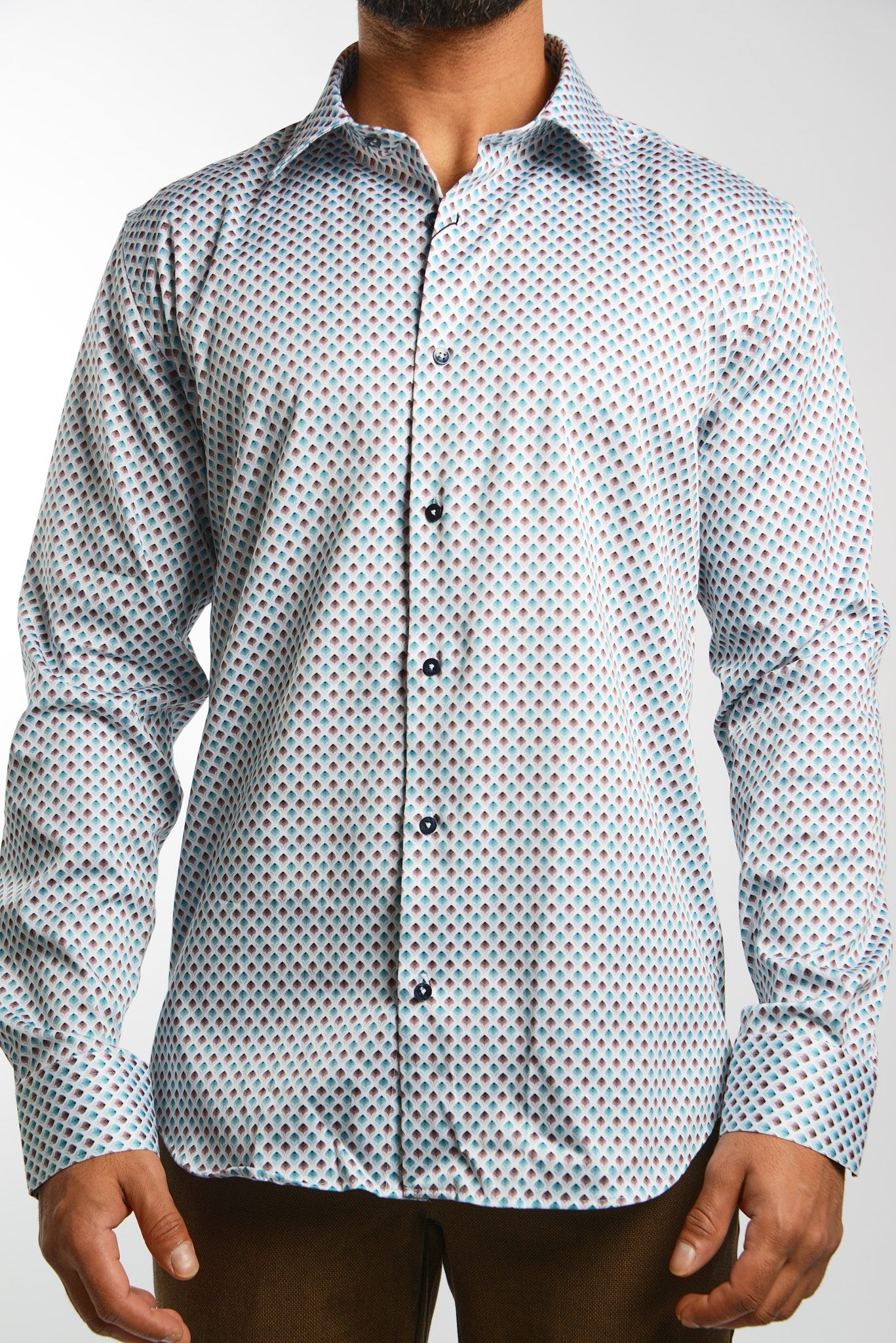 EURO SATEEN LS SPORT SHIRT