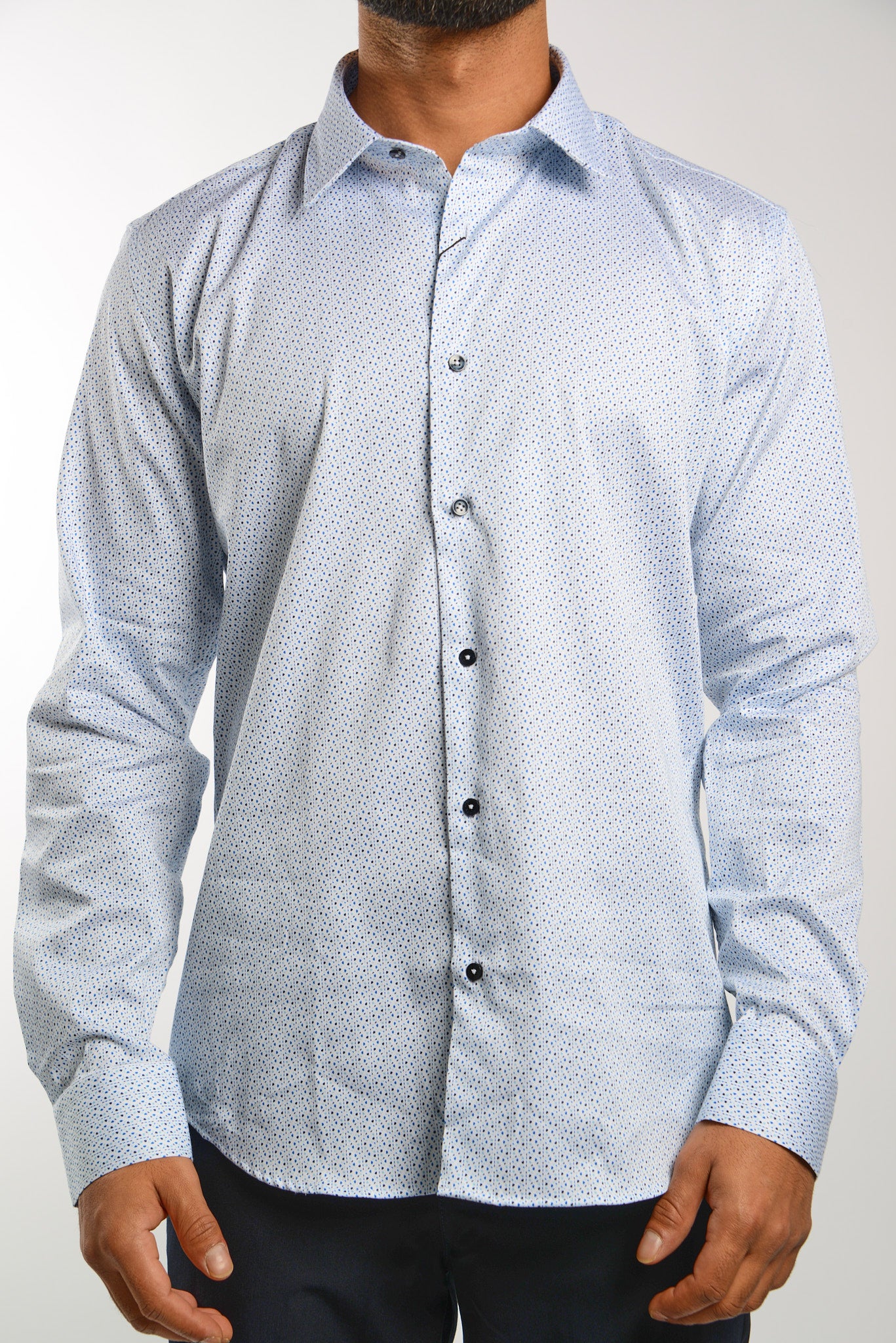 EURO SATEEN LS SPORT SHIRT