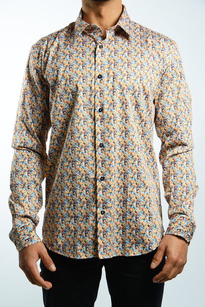 EURO SATEEN LS SPORT SHIRT
