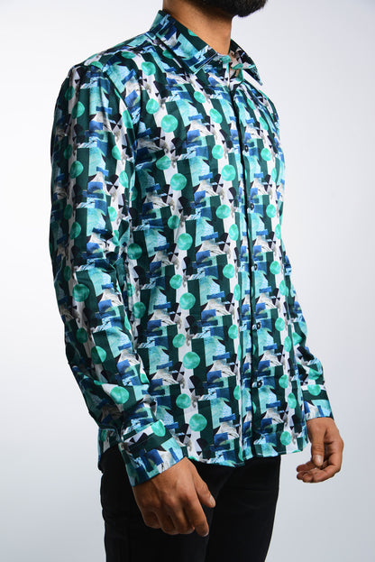 EURO SATEEN LS SPORT SHIRT