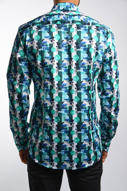 EURO SATEEN LS SPORT SHIRT