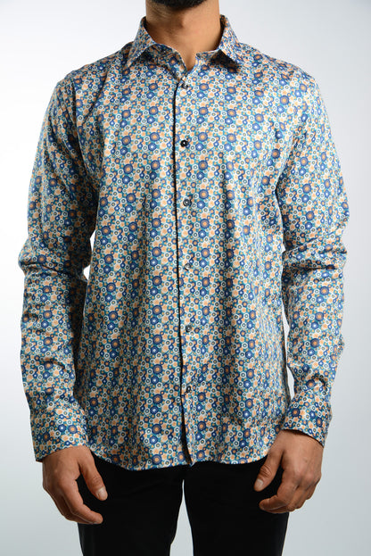 EURO SATEEN LS SPORT SHIRT